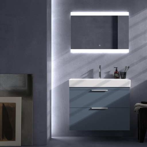 Mueble de baño Elena 2 cajones suspendido de Avila Dos con lavabo One [1]