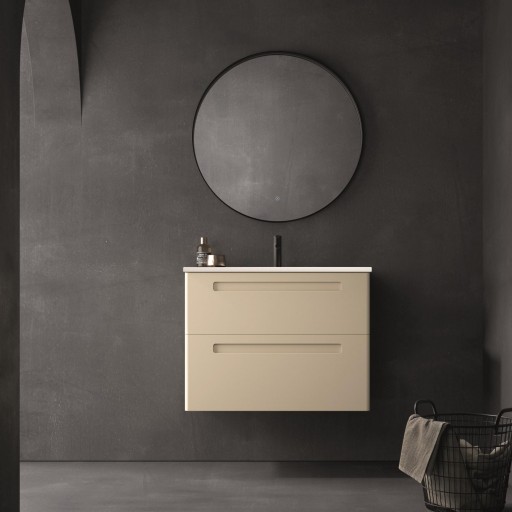 Mueble de baño Paris fondo reducido con patas 2 cajones promo de Avila Dos con diferentes opciones