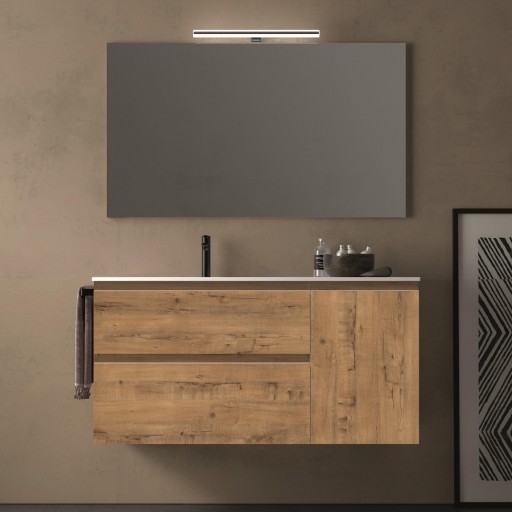 Mueble de baño Carmen suspendido 2 cajones + 1 puerta promo de Avila Dos con diferentes opciones [1]