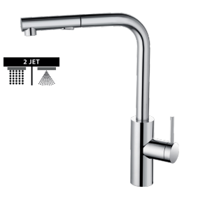 Grifo de cocina monomando Oporto cromo de Imex [0]