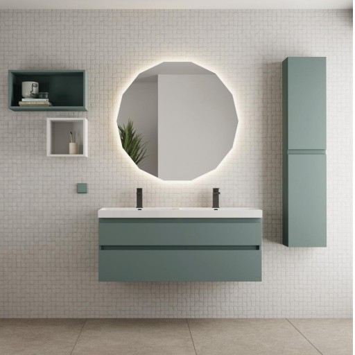 Conjunto de baño Capri 2 cajones de Ordoñez