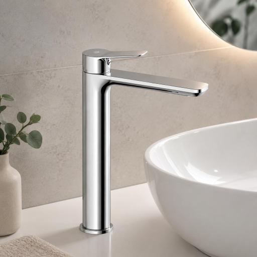 Grifo de lavabo alto monomando Rhio de Gme