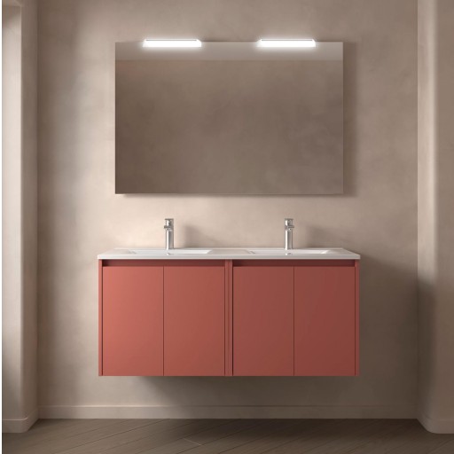 Mueble de baño Noja suspendido 4 puertas 120 cm doble seno de Salgar con diferentes acabados [4]