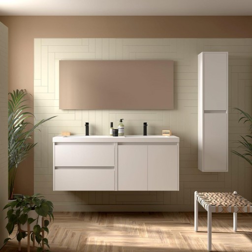 Mueble de baño Noja suspendido 2 cajones y 2 puertas 140 cm de Salgar [1]