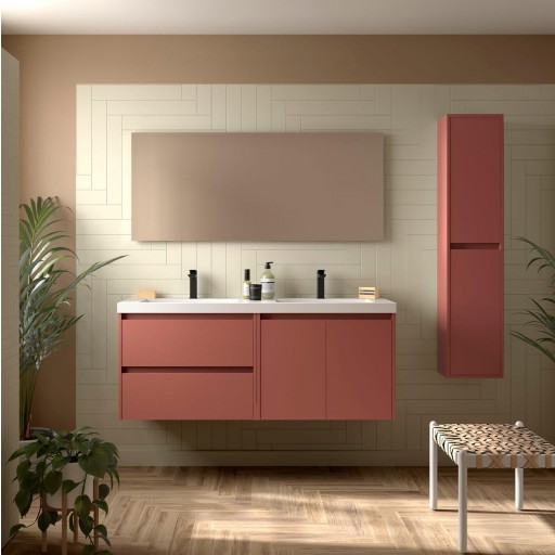 Mueble de baño Noja suspendido 2 cajones y 2 puertas 140 cm de Salgar [5]