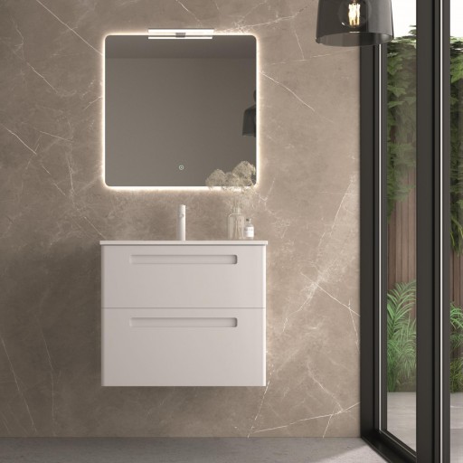 Mueble de baño Paris suspendido 2 cajones promo de Avila Dos con diferentes opciones
