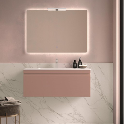 Mueble de baño Natalia 1 cajon suspendido promo de Avila Dos con diferentes opciones