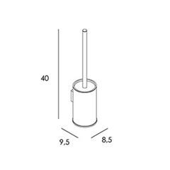 Escobillero de pared Neo de Manillons Torrent con diferentes acabados [2]
