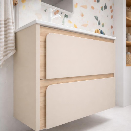 Promo mueble de baño Indico 2 cajones suspendido de Visobath [1]