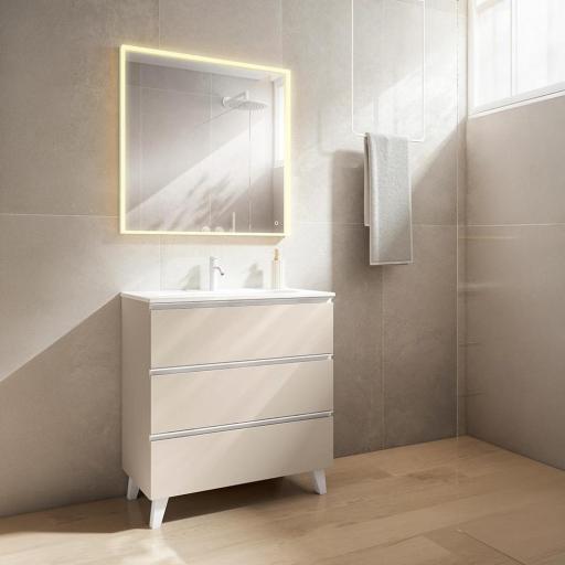 Mueble de baño Granada 3 cajones con patas de Visobath [1]