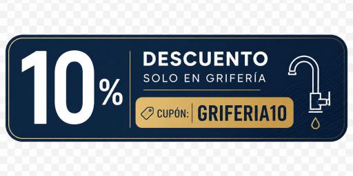 CUPON DTO. GRIFERIA 10%