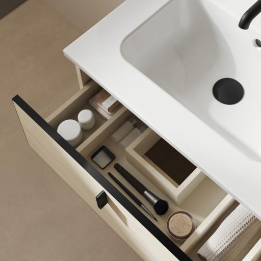 Mueble de baño Win suspendido 2 cajones con 1 puerta promocion de Royo [1]