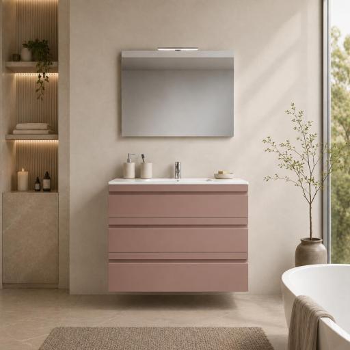 Mueble de baño encastrado Natalia 3 cajones suspendido de Avila Dos [2]