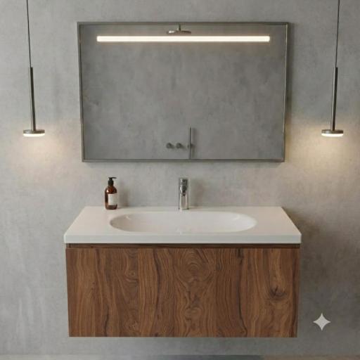 Mueble de baño Elena 1 cajon suspendido con lavabo Three de Avila Dos [2]