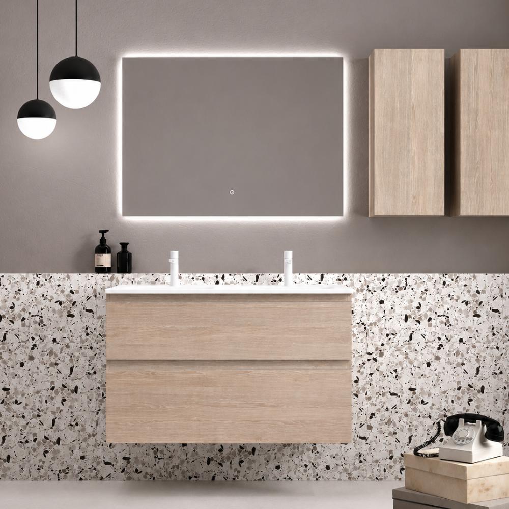Mueble de baño encastrado Carmen 2 o 4 cajones suspendido estructura oculta de Avila Dos