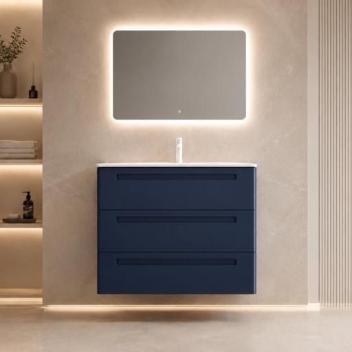 Mueble de baño encastrado Paris 3 o 6 cajones suspendido de Avila Dos [1]