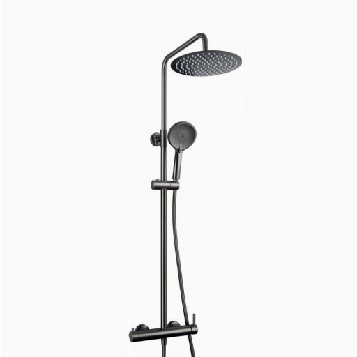 Columna de ducha monomando Inverter redondo cromo de Gme [0]