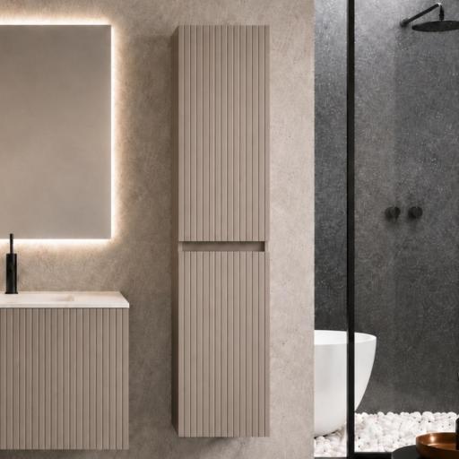 Columna de baño Bari Duo 2 puertas suspendido de Visobath [3]