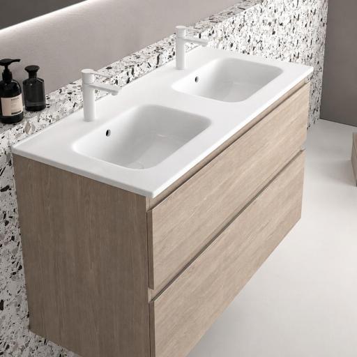 Mueble de baño encastrado Carmen 2 o 4 cajones suspendido estructura oculta de Avila Dos [1]