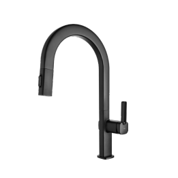 Grifo de cocina monomando extraíble Canadá negro mate de Imex [0]