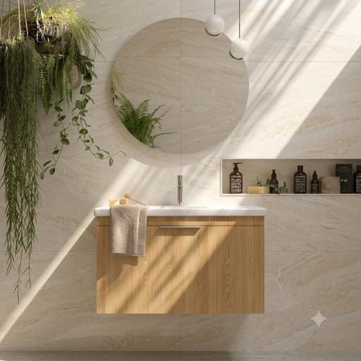 Mueble de baño Elena 1 cajon suspendido con lavabo Two de Avila Dos [2]