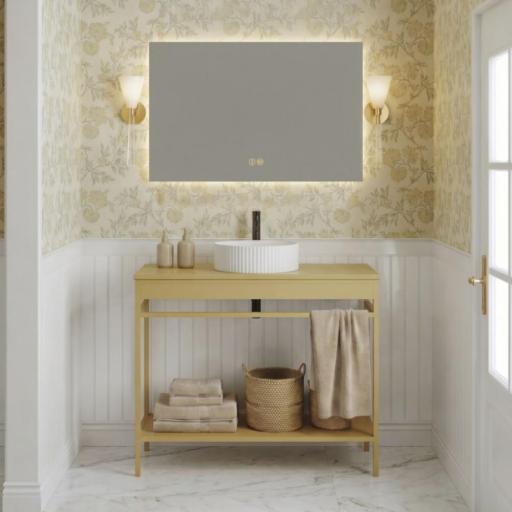 Mueble de baño sobre encimera Frida estructura lacada 80cm de Avila Dos [0]