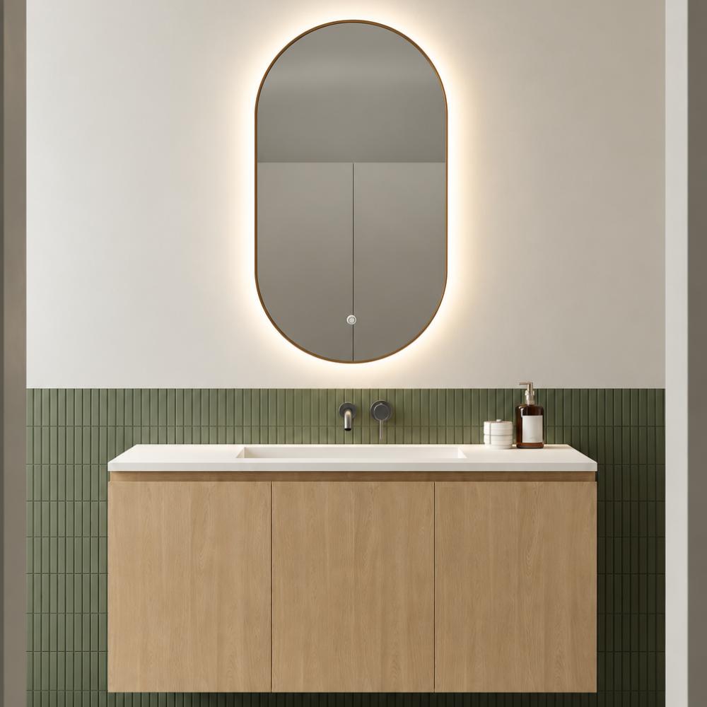 Espejo Led Haru retroiluminado con marco de Manillons Torrent