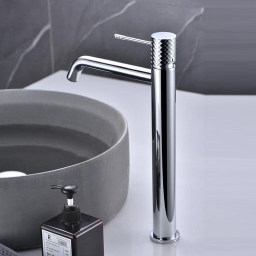 Grifo lavabo alto monomando Génova cromo apertura en frio de Imex [1]