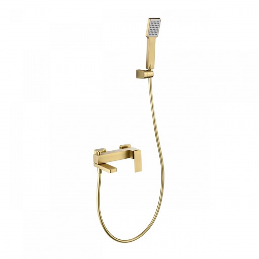 Grifería de baño y ducha monomando oro cepillado Pisa de Imex