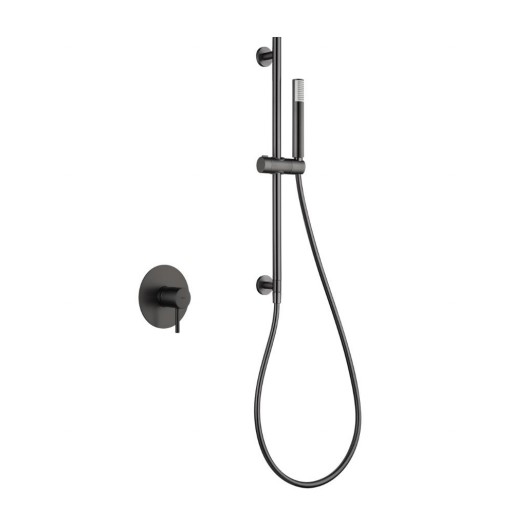 Grifo de ducha empotrado monomando MONZA black gun metal de IMEX [0]