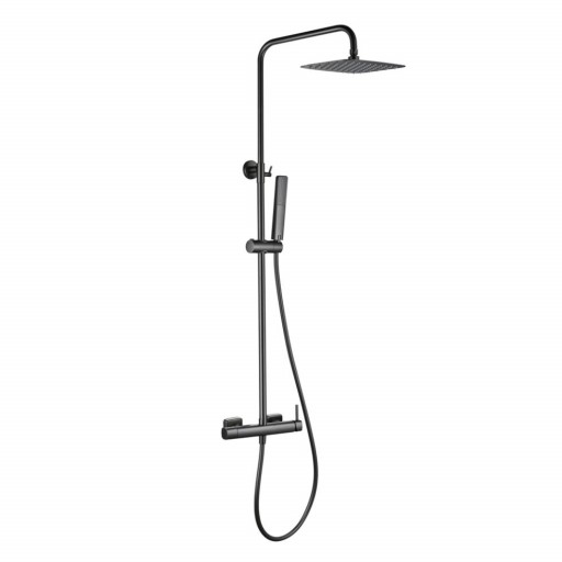 Grifo de ducha monomando TOSCANA black gun metal de IMEX [0]