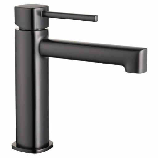 Grifo de lavabo monomando Toscana black gun metal de Imex