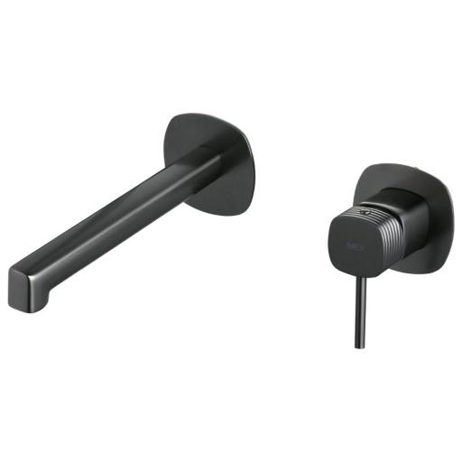 Grifo de lavabo monomando empotrado Firenze black gun metal de Imex [0]