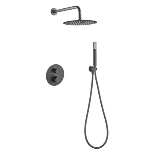 Conjunto de ducha empotrado termostático Bless de Imex [1]