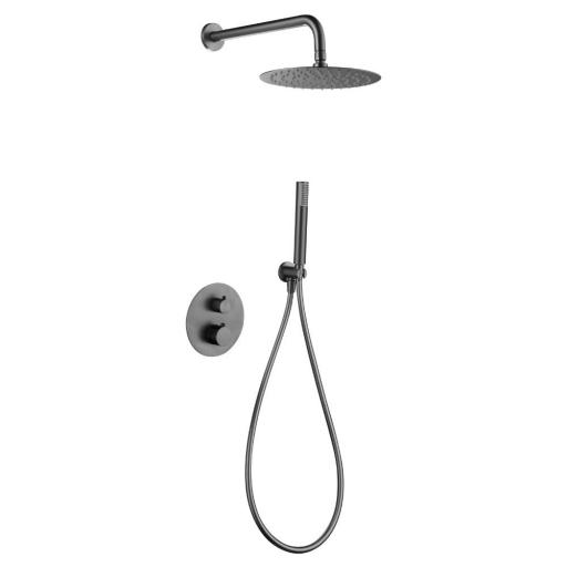 Conjunto de ducha empotrado termostático Genova de Imex [1]