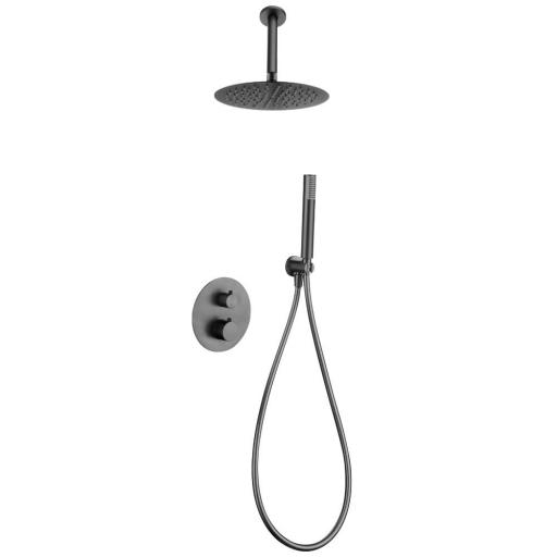 Conjunto de ducha empotrado termostático Piamonte de Imex [1]