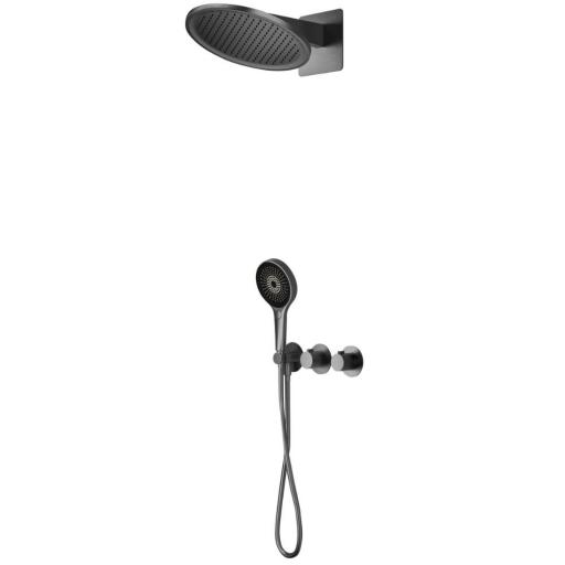 Conjunto de ducha empotrado termostático Bolonia de Imex [1]