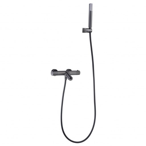 Grifo de baño termostático Monza black gun metal de Imex [0]