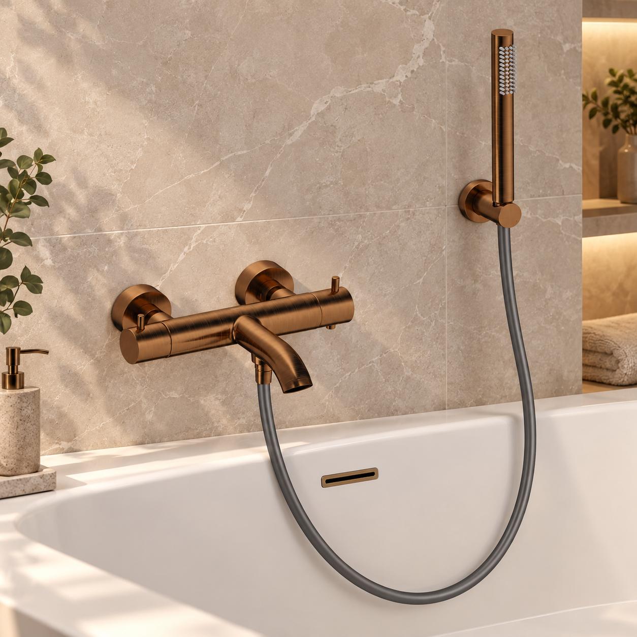 Grifería de baño o ducha con caño termostática Loop de Sanycces