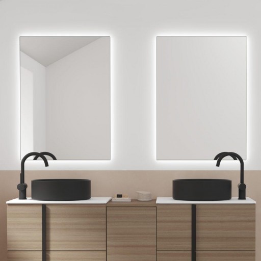 Espejo de baño Blaze rectangular retroiluminado con luz led promo de Royo [2]