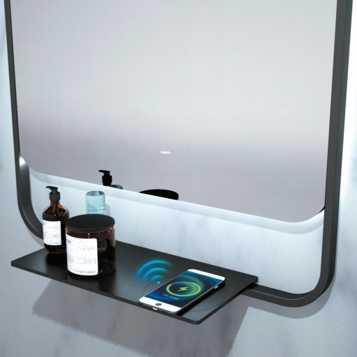 Espejo de baño Concept con luz frontal y carga wireless de Ledimex [1]