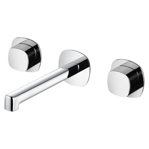 Grifo bimando de lavabo empotrado cromo de Imex [0]