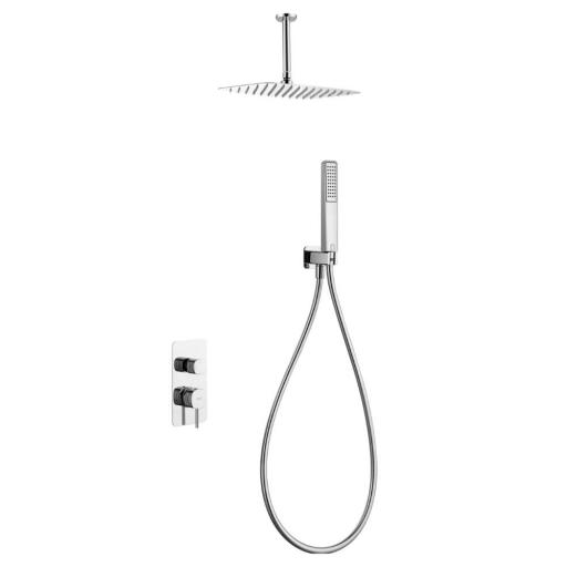 Conjunto de ducha termostático empotrado Firenze cromo de Imex [0]