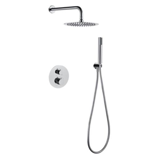 Conjunto de ducha empotrado termostático Bless de Imex