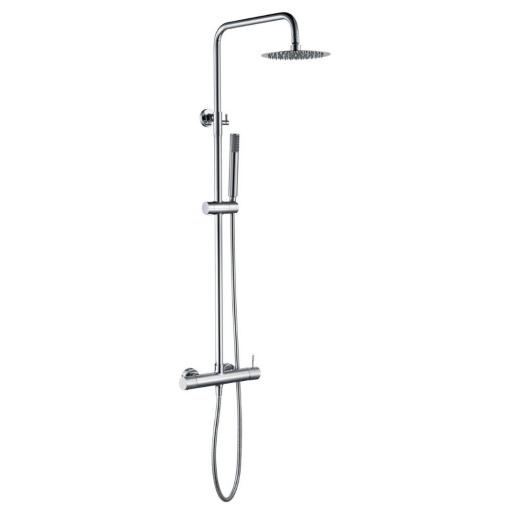 Conjunto barra de ducha termostático Genova de Imex