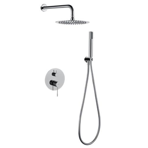 Conjunto de ducha empotrado monomando Genova de Imex