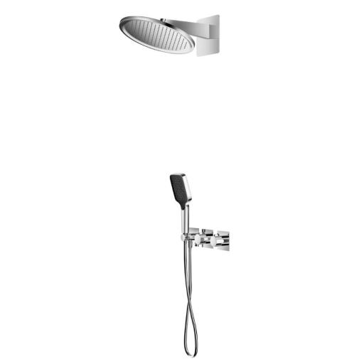 Conjunto de ducha empotrado termostático Inari de Imex [0]