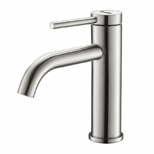 Grifo de lavabo monomando Vetta Nox inox de Buades