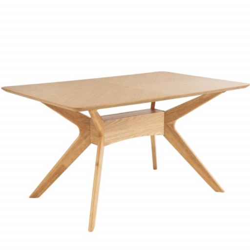 Mesa de madera fija Helga con diferentes opciones [4]