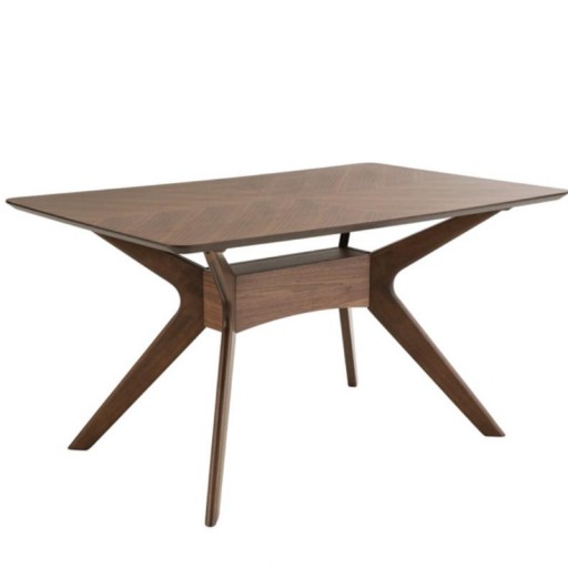 Mesa de madera fija Helga con diferentes opciones [0]